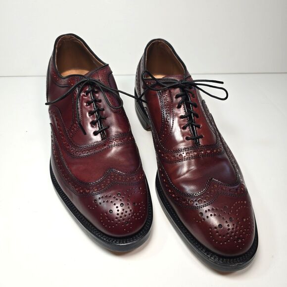 Allen Edmonds Cambridge 8685 Shell Cordovan Wingtip Oxford Burgundy 8.5 D USA main image 7